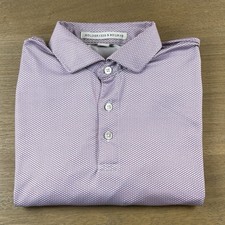 Holderness  Bourne Shirt Men  s M  The Patton  Tailored Fit Polo AOP Geo Stretch