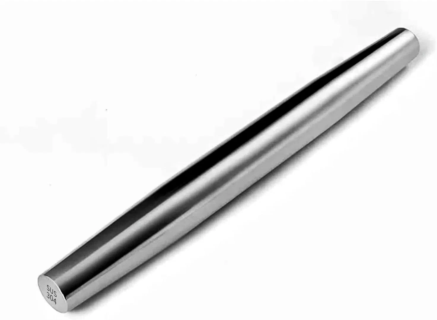 Rodillo De Acero Inoxidable 32.5cm Para Hornear Masa Fondant Pizza Pasteles
