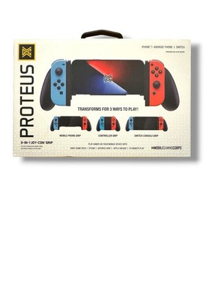 Mobile Gaming Corps PROTEUS 3-in-1 Joy-Con Grip Nintendo Switch iPhone Android