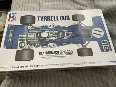 Tamiya 12054 1/12 Tyrrell 003 1971 Monaco GP Model Car Kit w/Photo Etched Parts