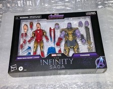 Marvel Legends Avengers Endgame Infinity Saga Iron Man & Thanos 2 pack Brand NEW