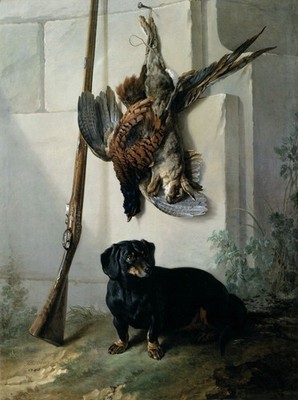 068 Oudry, Jean-Baptiste - Pehr with game & gun 1740