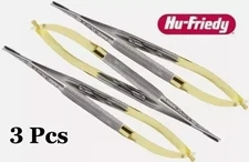 Lot Of 3 Castroviejo needle holder staright perma sharp 5.5" 14cm NH5020R