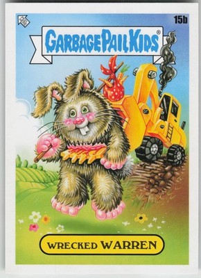 Garbage Pail Kids Wrecked Warren  Garbage Pail Kids Book Worms 15b