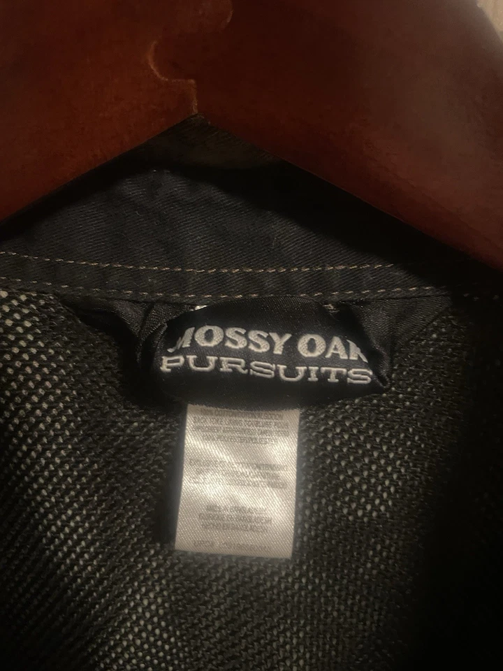 Mossy Oak Pursuit Camo Shirt Sz Large Vented Short Sleeve Button Up. E1 - Image 3 of 4