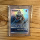 2017 Panini Rookies & Stars Christian McCaffrey Rookie Auto Red Foil /75 Ssp