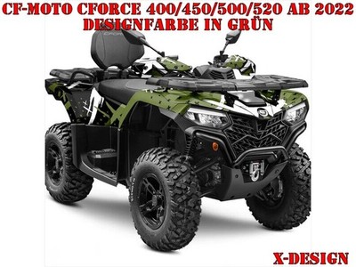 Speedstickers X-Design Graphic kit CF-Moto CForce 450/520 S/L 2022+ Green/Grün