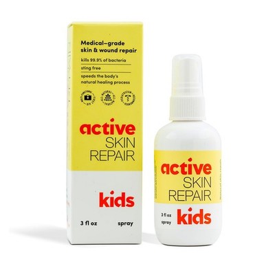 Active Skin Repair Kids First Aid Spray - Non-Toxic & Natural Kids Antiseptic...