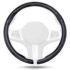 Car Steering Wheel Cover Carbon Fiber, Ultra-Thin Car Steering Wheel Cover,Co...