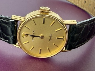 Vintage Nice  Rolex ORCIDE  21 mm Sapphire Steel / 18k Gold  Black  Hkl1500