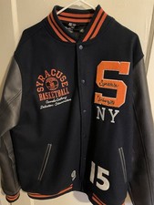 ROF Syracuse Orange Carmelo Anthony 2003 NCAA Championship Jacket 2XL Navy