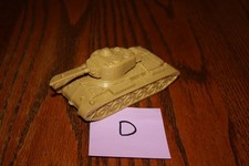 Vintage Marx Battleground Desert Fox Desert Tan American Army 41 Tank D - MPC