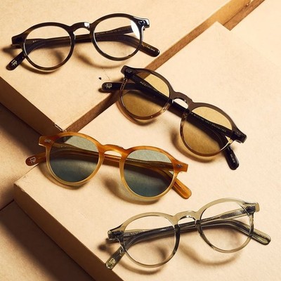 Vintage Handmade Round  Lemtosh Eyeglasses Miltzen High Quality Moscot Frame