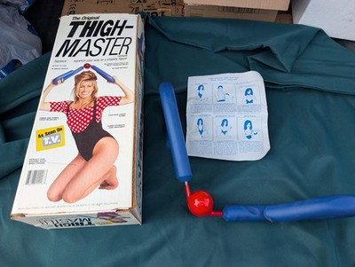 VTG 1991 The Original THIGH MASTER Leg Exerciser Suzanne Somers + Original Box