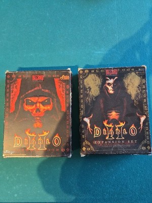 Diablo 2 + Diablo 2 Lord of Destruction Big Box PC Computerspiel OVP Blizzard 