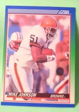 1990 Score - Mike Johnson #35 - Cleveland Browns 
