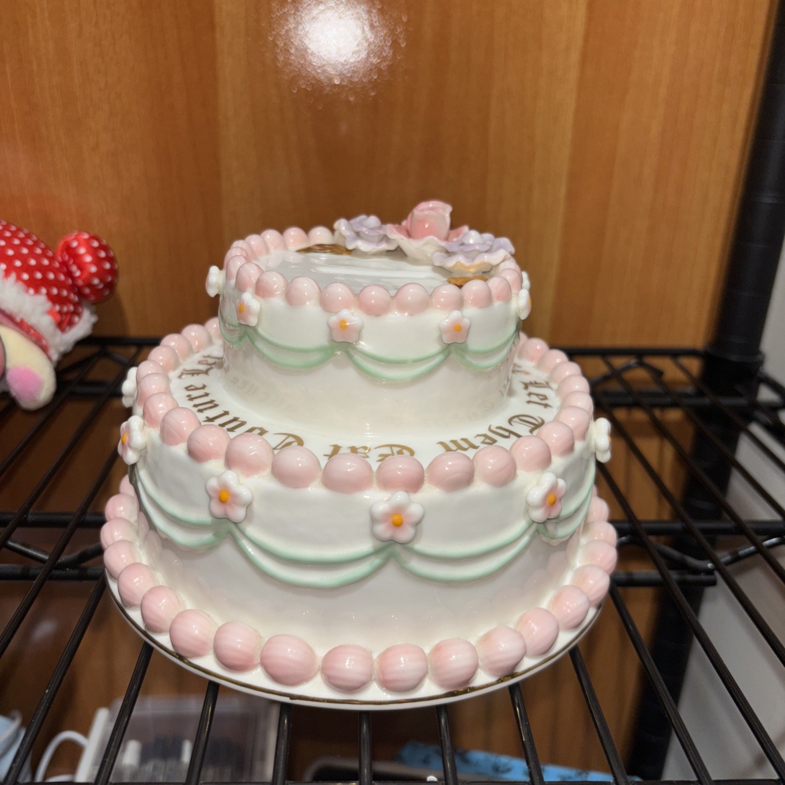 Juicy Couture Rare Tier Cake Ceramic Piggy Bank