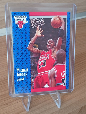 Fleer 1991-92 Michael Jordan Chicago Bulls NBA Card #S-33