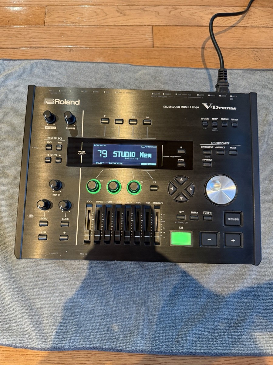 美品 Roland TD-50 音源 モジュール Roland TD-50 Drum Sound Module - Black for sale online | eBay