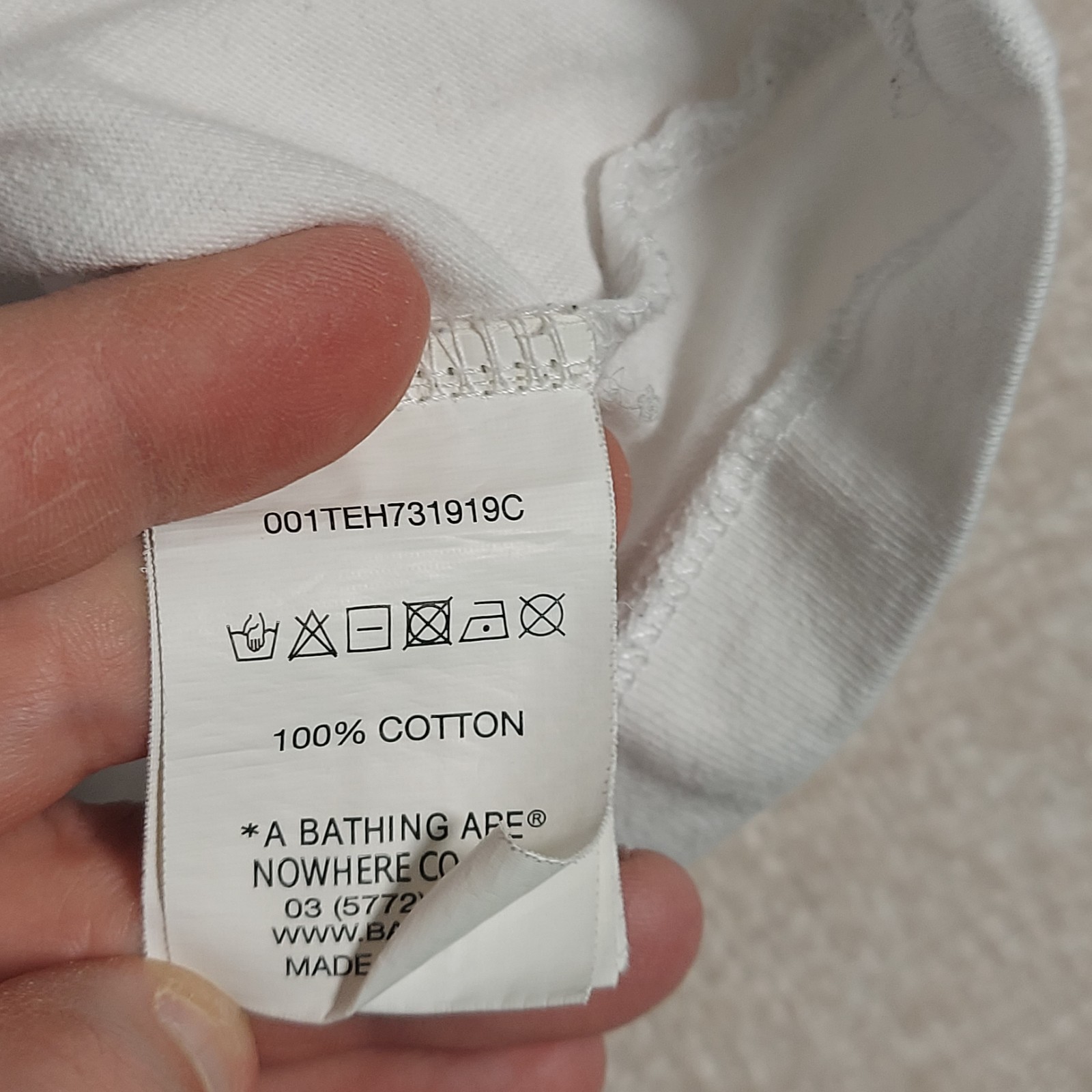 A Bathing Ape (BAPE) x Hajime Sorayama T-Shirt Size S White thumbnail 9