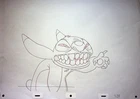 Lilo & Stitch 2002 Production Hand Drawn STITCH Pencil Walt Disney  #ZB