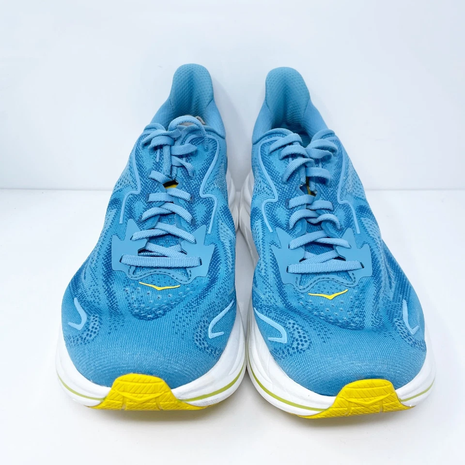 Hoka One One Mens Clifton 10 1162030 ALF Blue Running Shoes Sneakers Size 10.5 D - Image 3 of 4