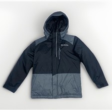 Columbia Boys Gray Lightning Lift Waterproof Jacket L132407 Size XS
