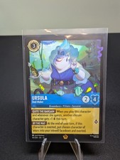 Disney Lorcana NEW wilds unknown LEGENDARY Ursula - Deal Maker 161/204