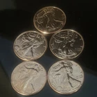 “5 oz Walking Liberty Copper Rounds Lot – 1 Troy Oz Each – Free Shipping”