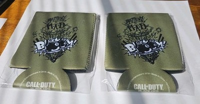 Call of Duty Black Ops 2  Can Coozie Sleeve 2 Pack. PROMO, RARE.