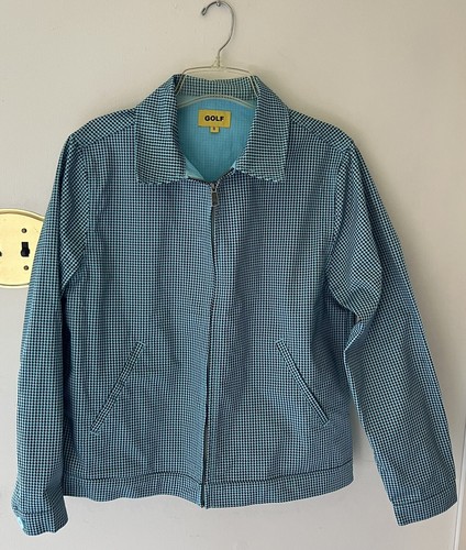 Golf Wang Houndstooth Work Jacket Blue 