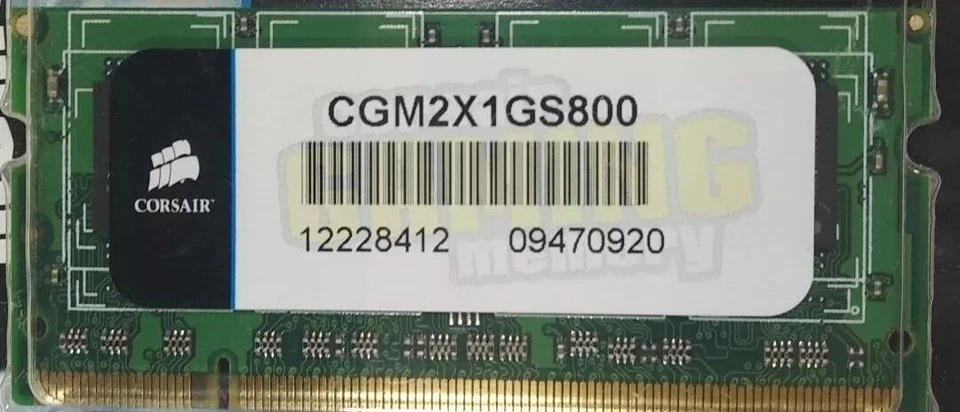 Corsair CGM2X1GS800 1GB Laptop Gaming DDR2 Memory - Image 4 of 4