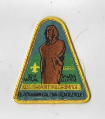 1986 32nd Annual US Grant Pilgrimage Blackhawk Galena Rendezvous YEL Bdr. [AR-67