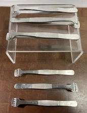 6 Janel 191-5T Wafer Handling Tip Tweezer Antimagnetic, Anti-Acid Switzerland