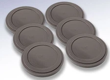 Set of 6 Plastic Reusable Food Can Lids for Standard 3 inch Tin Cans
