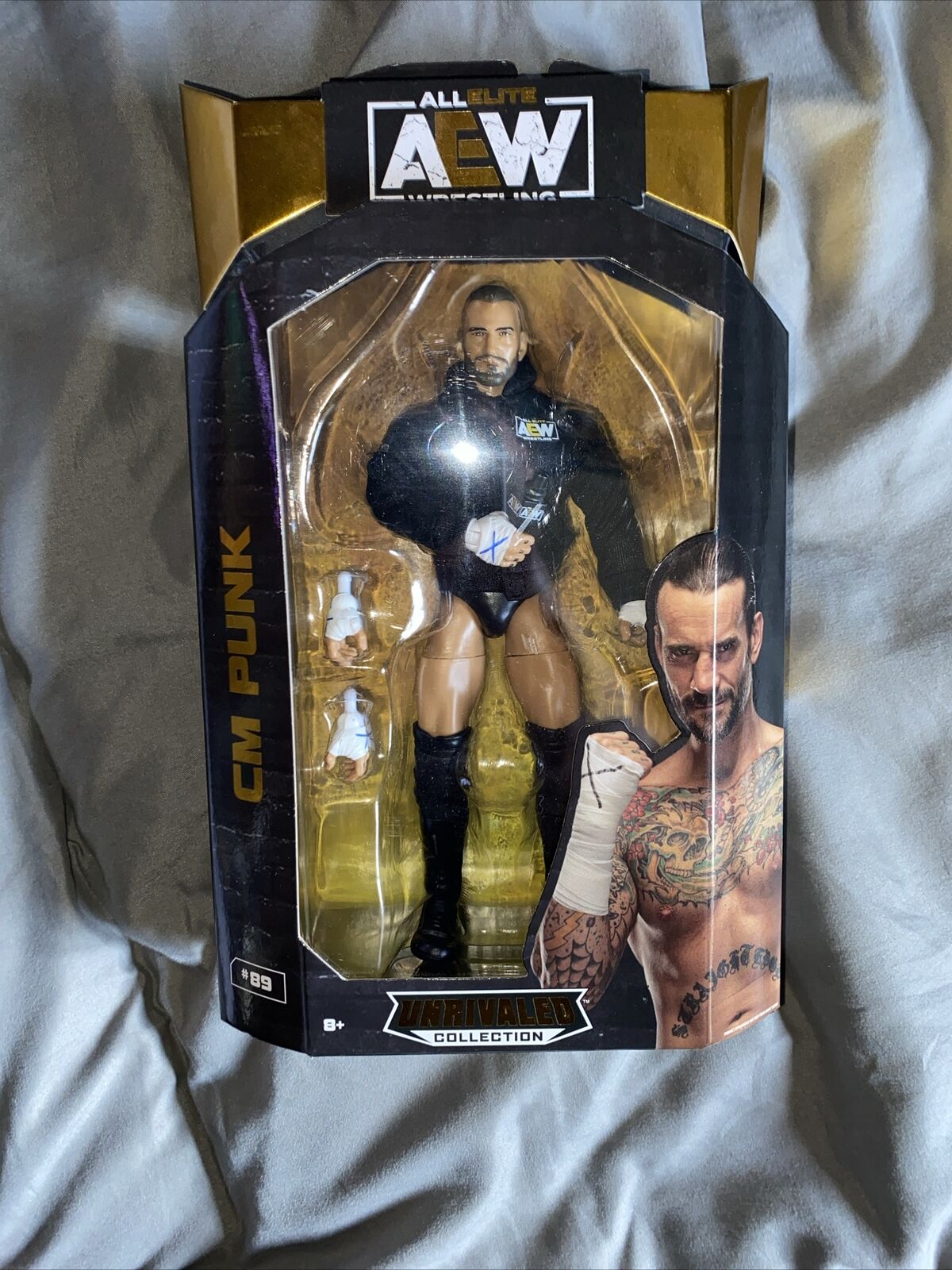 Jazwares AEW CM Punk Action Figure Walmart Exclusive Unrivaled Collection #89