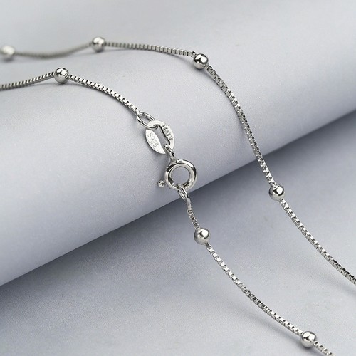 Real 925 Sterling Silver Necklace Box 