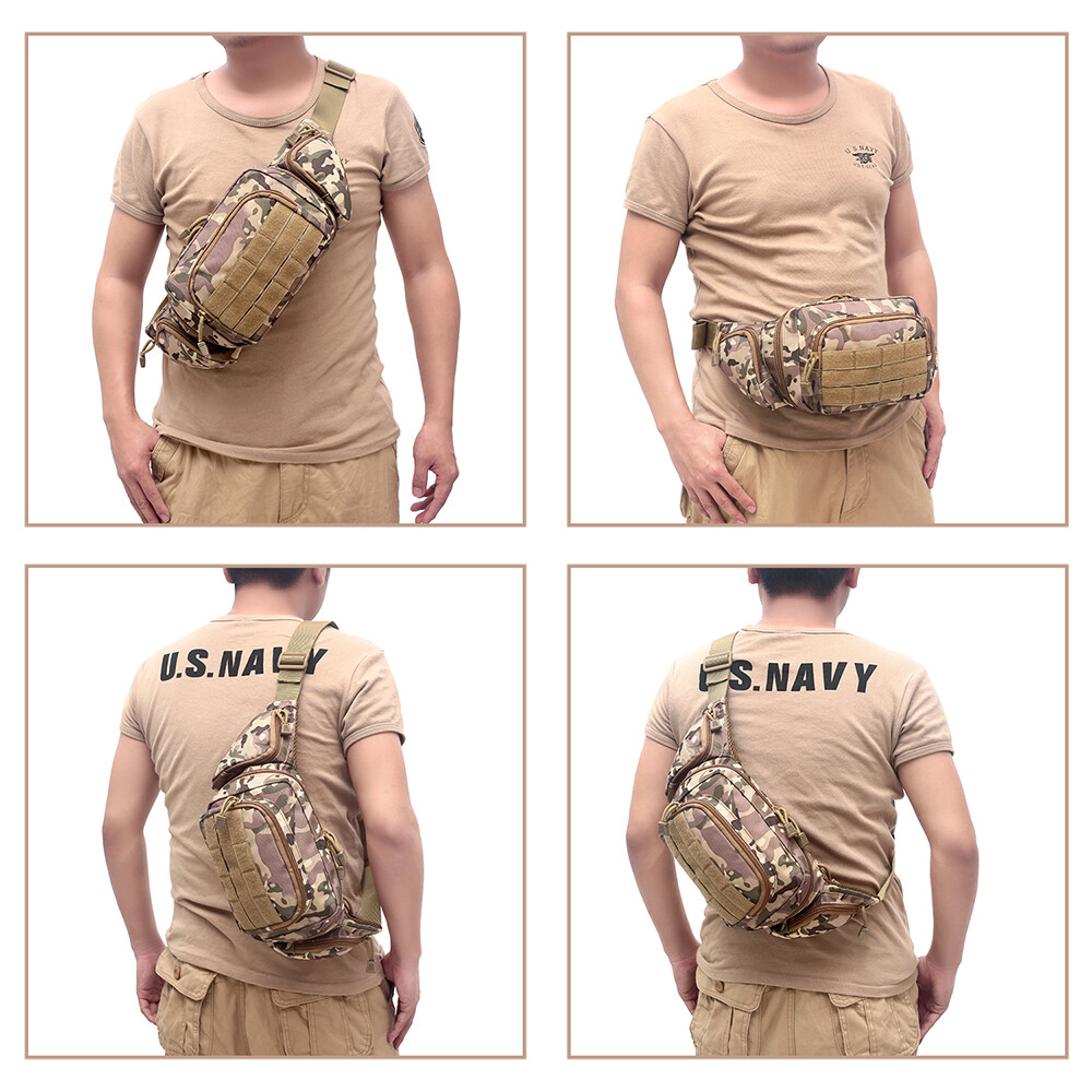 Tactical Fanny Pack Concealed Carry Gun Holster Military Tactical Waist Belt Bag