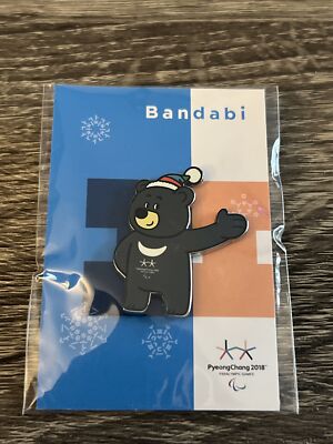 Rare New Sealed Pyeongchang 2018 Olympic Pin - Mascot - Bandabi