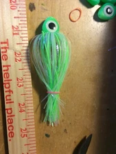 High Percentage  Big Eyes Salmon Trolling Flies Pack Of 2- 4” Unrigged