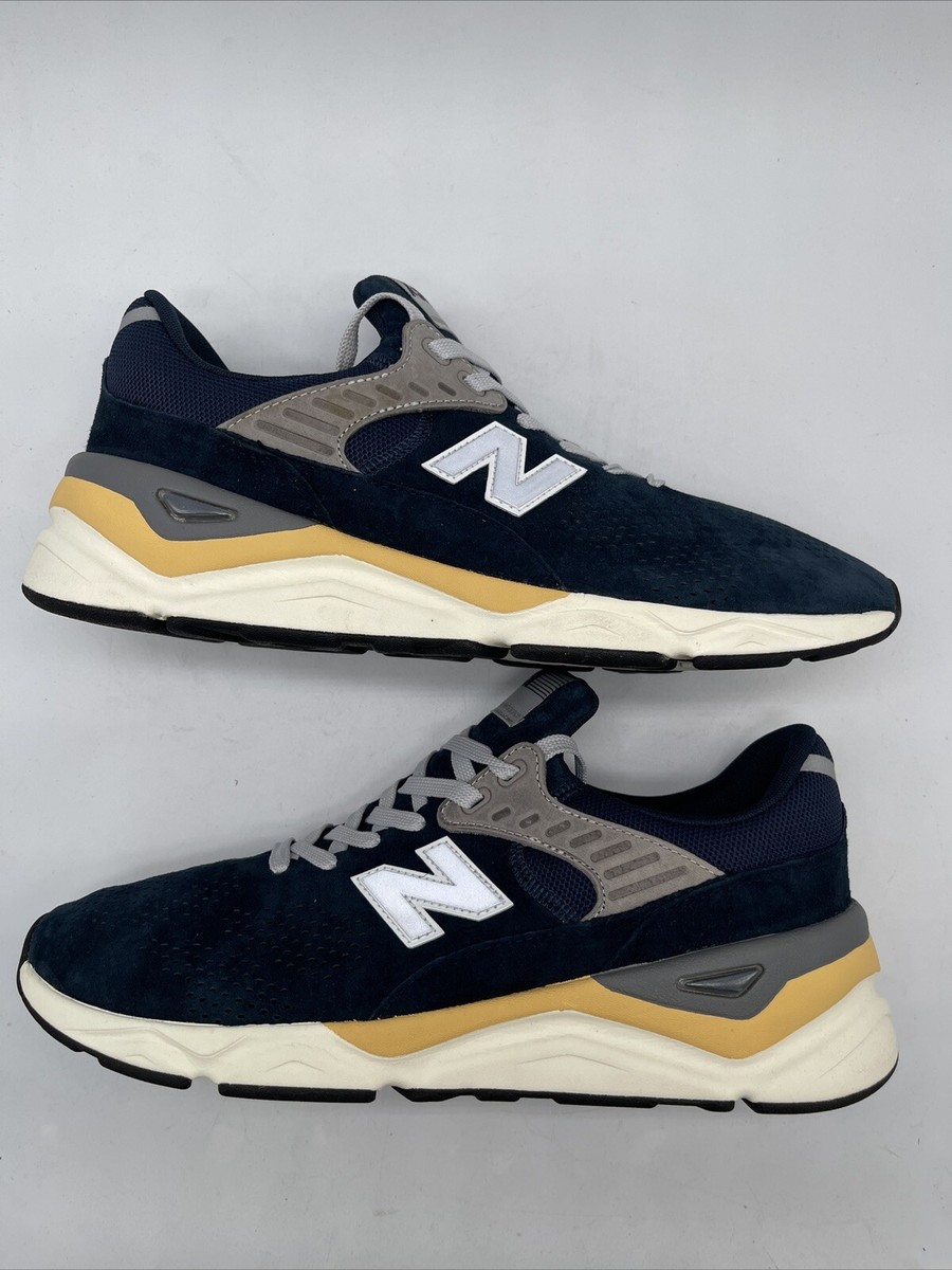 New Balance X-90 Gray/Navy/Yellow 2017 MSX90PNA Men's Size