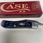CASE XX #51859 POCKET WORN MEDITERRANEAN BLUE BONE PEACH SEED JIG RUSSLOCK SS  — photo 6