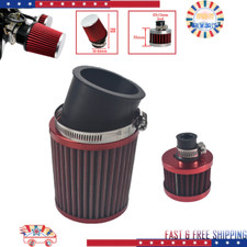 Red Air Filter For GX160 GX200 GX390 420cc Motor Powersports Mini Bike Go Kart