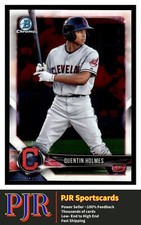2018 Bowman Chrome #BCP88 Quentin Holmes Cleveland Indians  BUY 4 - 35% OFF