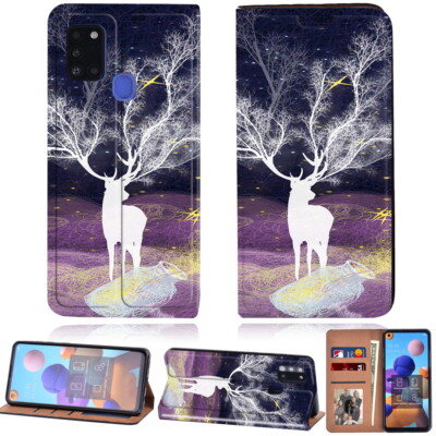 PU Leder Geldbörse Ständer Etui Abdeckung für Samsung Galaxy S23 Ultra/A04E/A13 34 54