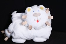 Silly Phillie White Lion Baby Blanket (folds into travel pillow)