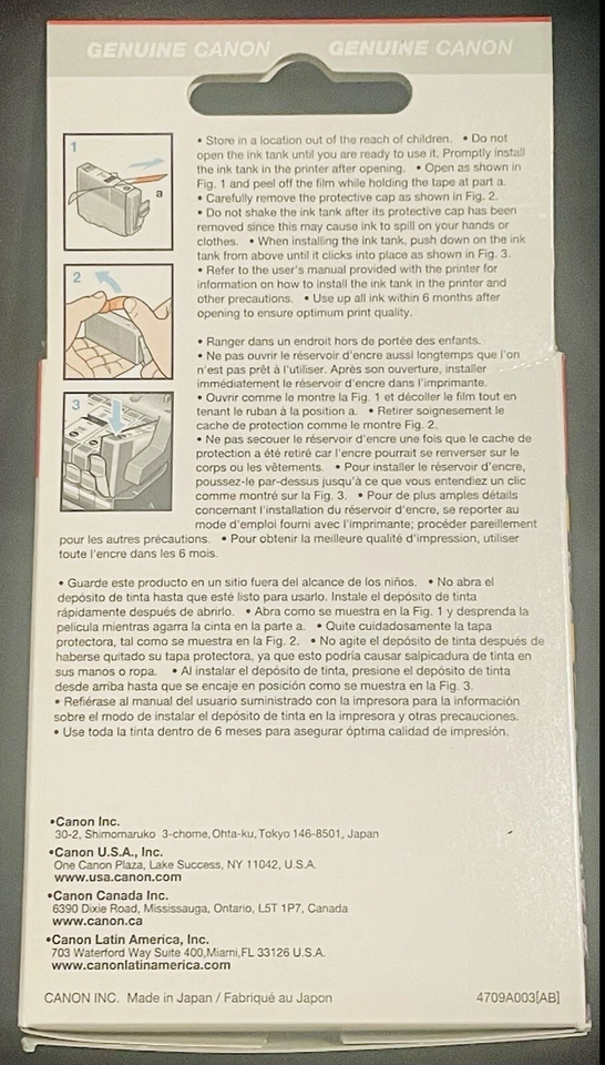 (1) Canon BCI-6PC Photo Cyan Ink Cartridge Genuine New 4709A003 Expired - Image 2 of 4