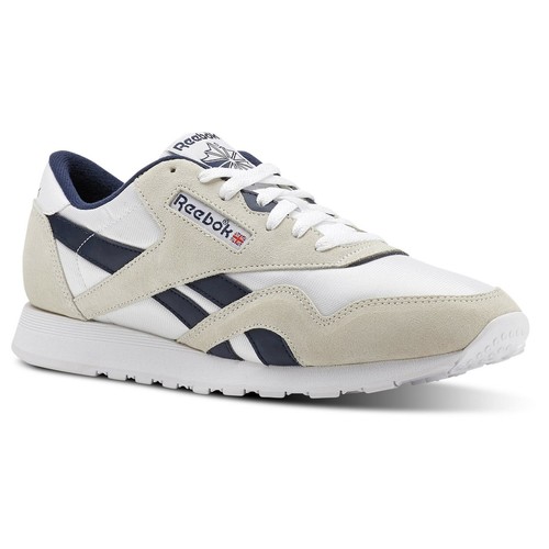 REEBOK HOMBRE CLÁSICO ARCHIVO ZAPATOS DE ENTRENAMIENTO ZAPATILLAS BLANCAS RETRO DE | eBay