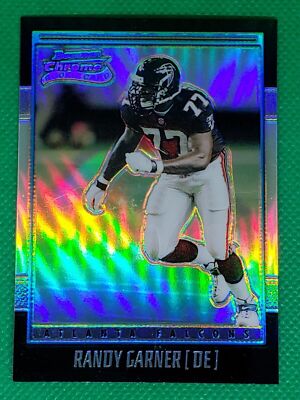 2001 Bowman Chrome REFRACTOR /1999 Randy Gardner ROOKIE Falcons / Arkansas Hogs