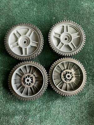 JONSERED HUSQVARNA POULAN 8'' OEM ALL WHEEL DRIVE WHEELS 580365301 CASE 4 FREE SH